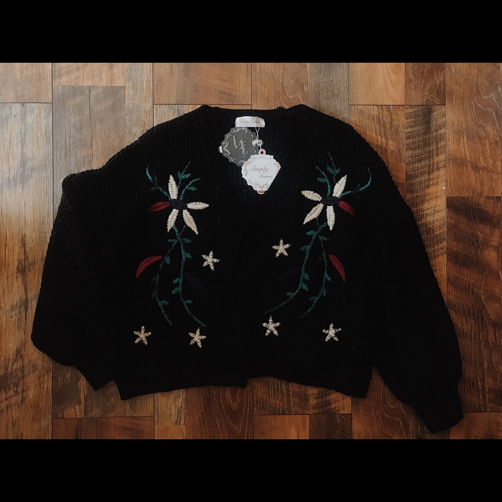 Simply Gouture Black Cardigan